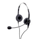 Classic 2002 Binaural Telephone Headset with Free Compatibility Cord
