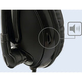 Adesso Xtream H5 - 3.5mm Stereo Headset with Microphone - Noise Cancelling - Wired- Lightweight - Works with Computer, Tablet and Smartphone. Ideal for Zoom, Microsoft Team