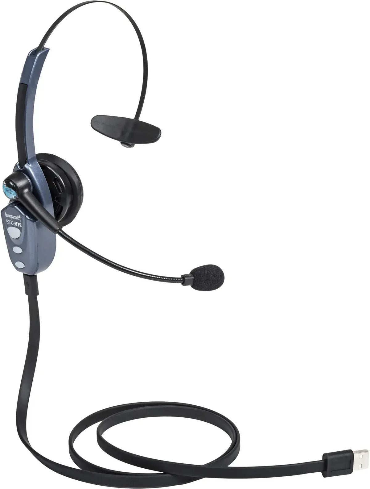 BlueParrott B250-XTS Bluetooth Headset, Over-The-Head, Flexible Gooseneck Boom 204426