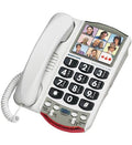 Clarity P300 76593 Amplified Big Button Phone White