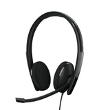 EPOS ADAPT 160 USB II, On-Ear Double Sided USB Headset With In-Line Call Control And Foam Earpads