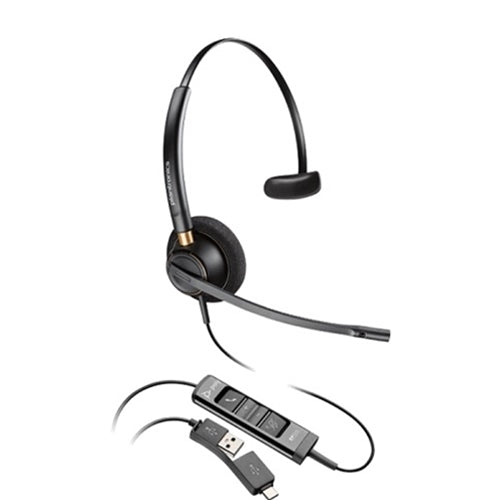HP Poly EncorePro 515 Monoaural with USB-A Headset 783R0AA