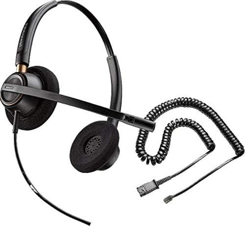 Cisco Certified Plantronics EncorePro 520 Headset Bundle for Cisco 69xx, 78xx, 79xx, 89xx, 99xx Series