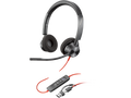 HP Poly Blackwire 3320 Duo USB-C/USB-A Headset 8X219AA
