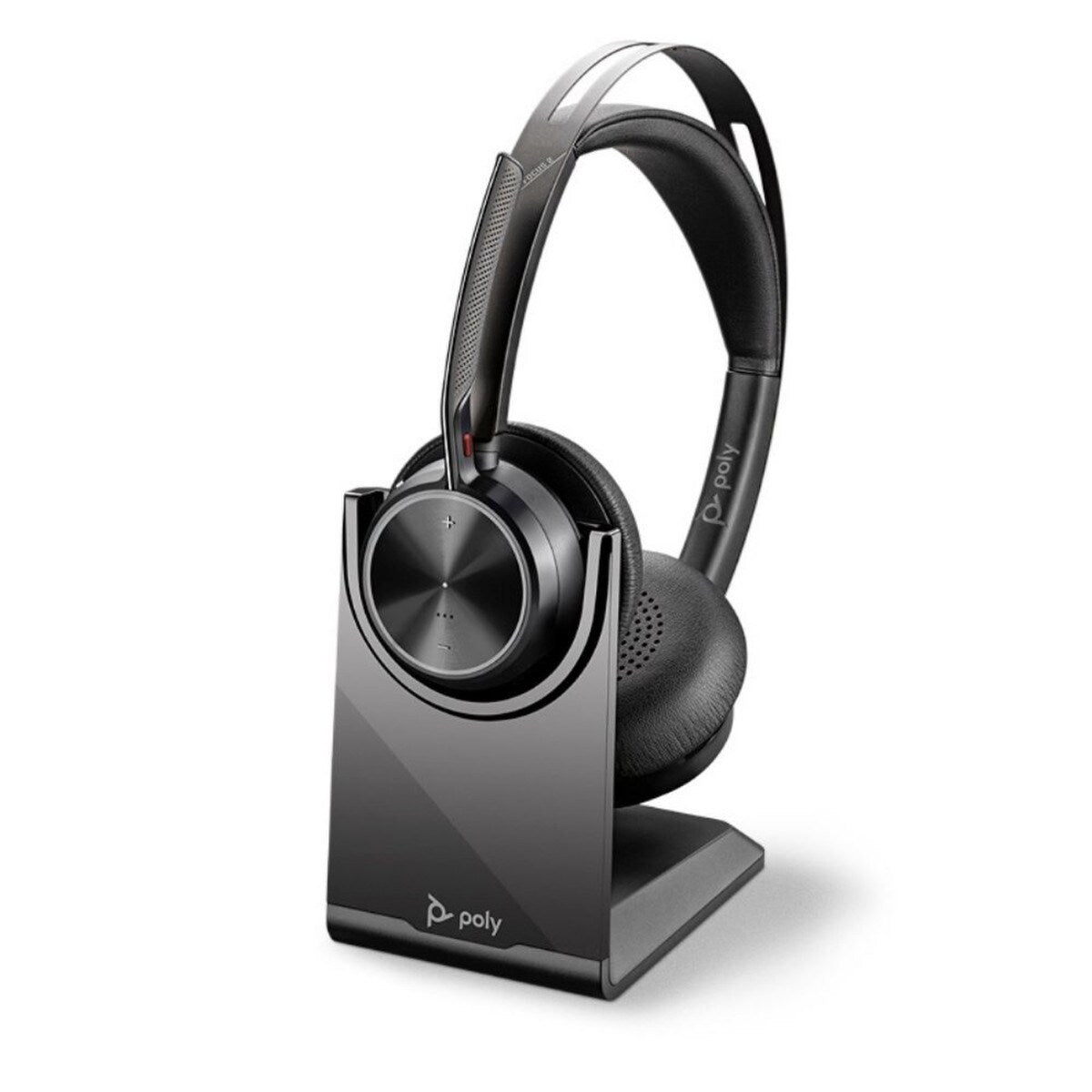 HP Poly Voyager Focus 2 UC, Stereo Bluetooth Headset With Charge Stand, USB-A 77Y86AA