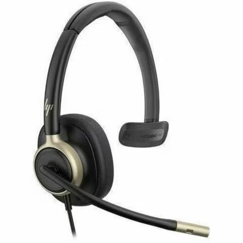 HP Poly Mission 815 Headset - Mono - USB - Wired - On-ear - Monaural - Black C01F8AA#AC3