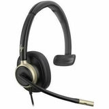 HP Poly Mission 815 Headset - Mono - USB - Wired - On-ear - Monaural - Black C01F8AA#AC3