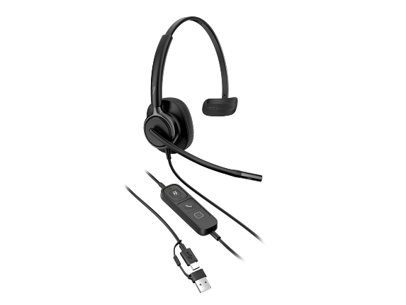 HP POLY MISSION 415 MONAURAL USB WIRED HEADSET CLASSIC (FOAM) - C01A9AA#AC3
