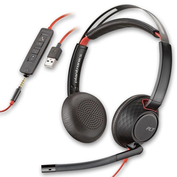 HP Poly Blackwire 5220 Dual Speaker With USB and 3.5mm - 8X231AA
