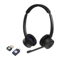 JPL Element BT500D-VP1 -Wireless Binaural Bluetooth Noise Cancelling Headset W/BT Dongle & Headband Cushion - TAA