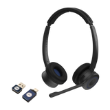 JPL Element BT500D-VP1 -Wireless Binaural Bluetooth Noise Cancelling Headset W/BT Dongle & Headband Cushion - TAA