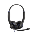 JPL Commander PB V2 Binaural Modular Headset With Noise Cancelling & PLX Compatible QD, Rotating Ear Cushion, Soft Pouch