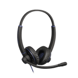 JPL Commander PB V2 Binaural Modular Headset With Noise Cancelling & PLX Compatible QD, Rotating Ear Cushion, Soft Pouch