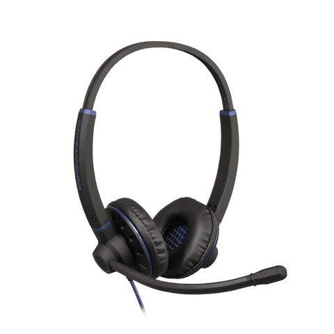 JPL Commander PB V2 Binaural Modular Headset With Noise Cancelling & PLX Compatible QD, Rotating Ear Cushion, Soft Pouch