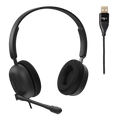 JPL Icon 100-UB4 Professional Binaural, USB-A & USB-C Headset With Surround Shield Noise Cancelling