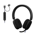 JPL Icon 110 UB3 Foldable Dual USB-A & USB-C Headset W/ An Over-The-Ear Soft Fabric Ear Cushion 575-434-004