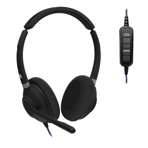 JPL Icon 120 UB4 USB Binaural Headset USb-C/USB-A Adapter - TAA