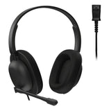 JPL Icon 100-PBX Binaural Headset With Surround Shield Noise Cancelling Microphone, XL Leatherette - TAA