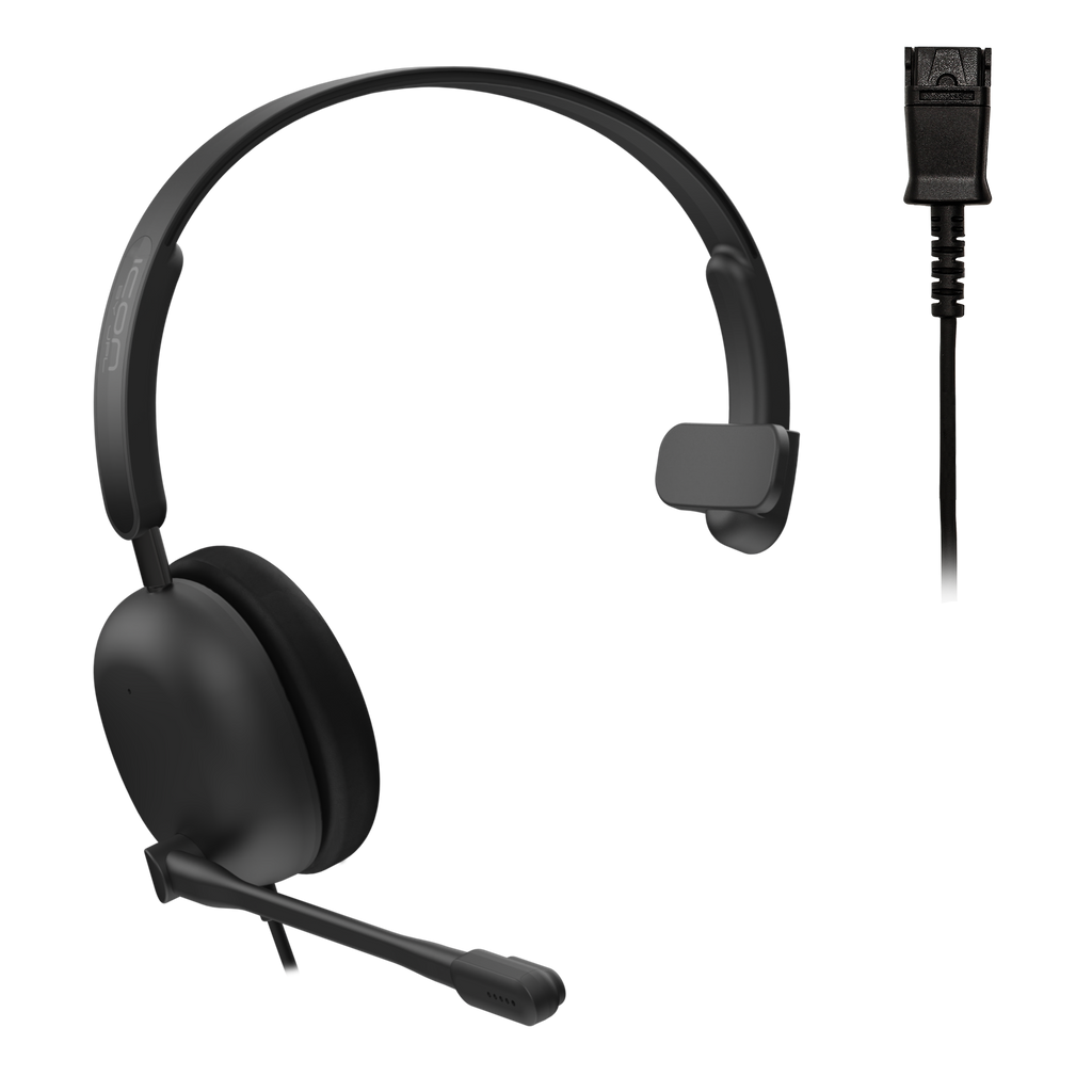 JPL Icon 100-PM Monaural QD Headset - 575-438-001 TAA Compliant