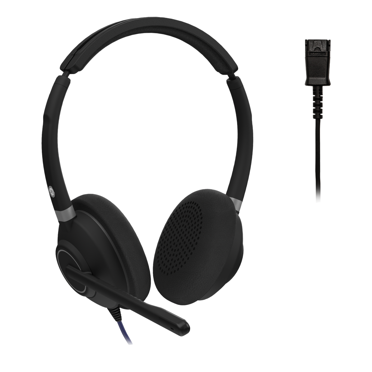JPL Icon 120-PB Binaural Headset, 575-447-004 PLT QD Connection