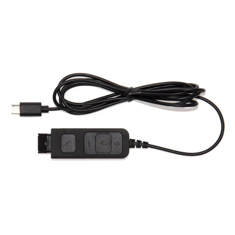 JPL BL-054MS+PC USB C Bottom Lead, Volume And Mute Functions, Call Accept/Reject With PLX Compatible QD