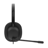 JPL Icon 100-PBX Binaural Headset With Surround Shield Noise Cancelling Microphone, XL Leatherette - TAA