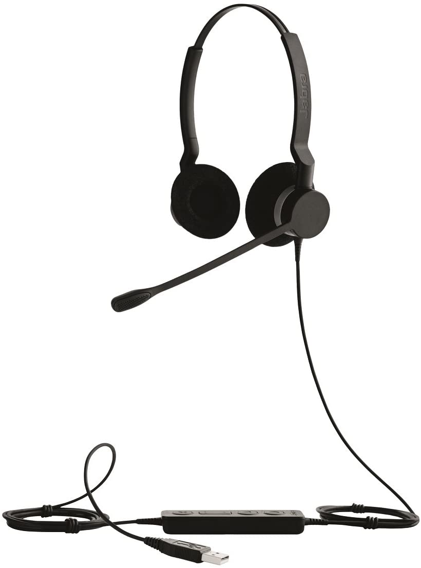 Jabra BIZ 2300 GSA PTT DUO USB UC Headset GSA2399-829-109 PTT