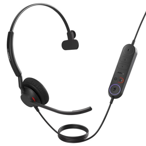 Jabra Engage 40, Corded Headset, Inline Link, USB-A, UC, Mono 4093-419-279