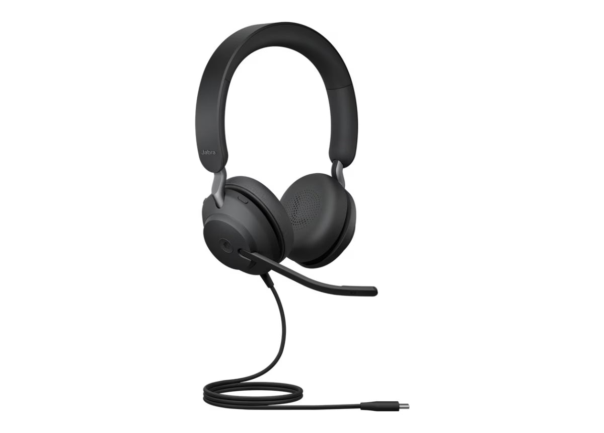 Jabra Evolve2 40 SE, Corded Headset, USB-C, MS Stereo 24189-989-889
