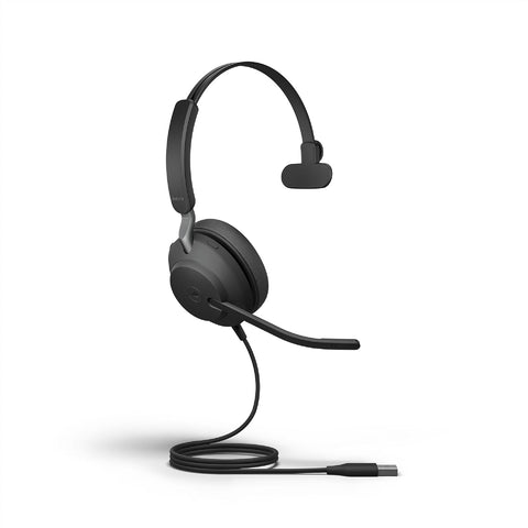 Jabra Evolve2 40 SE Headset - Microsoft Teams Certification - Mono - USB Type A - Wired - FREE SHIPPING