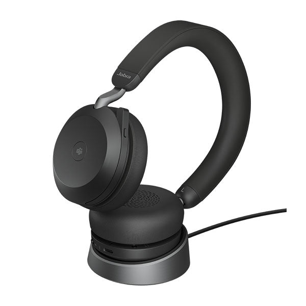 Jabra Evolve2 75 UC Stereo Bluetooth Headset USB-A w/Stand 27599-989-989