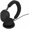Jabra Evolve3 75 UC - USB-C with Dongle - Black (Wireless Charging Pad)