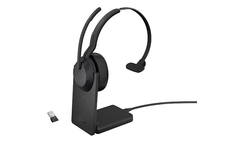 Jabra Evolve2 55 UC Mono - headset - with charging stand 25599-889-989-01