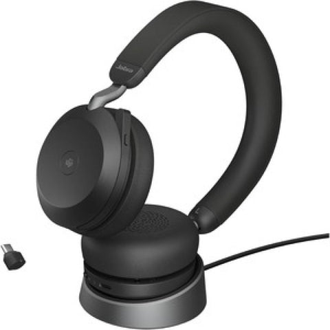 Jabra Evolve2 75 USB-C MS Headset with Charging Stand 27599-999-889