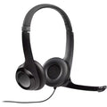 Logitech H390 Binaural USB-A Headset - 981-000014 - Black, Straight corded USB, NO QD - IN STOCK