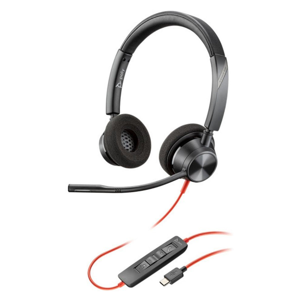 AHC HEADSET COMBO- HP/Poly Blackwire 3320 Duo USB-C/A Headset - QTY OF 2 Headsets