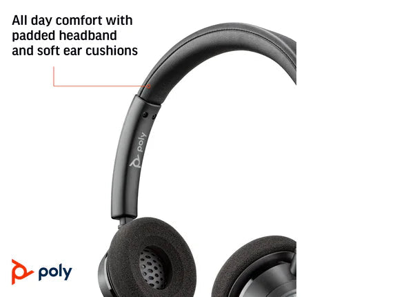 AHC HEADSET COMBO- HP/Poly Blackwire 3320 Duo USB-C/A Headset - QTY OF 2 Headsets