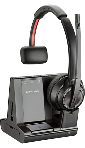 HP Poly Savi 8210 Office USB-A Noise Canceling Bluetooth Mono Computer Headset 7S445AA#ABA)