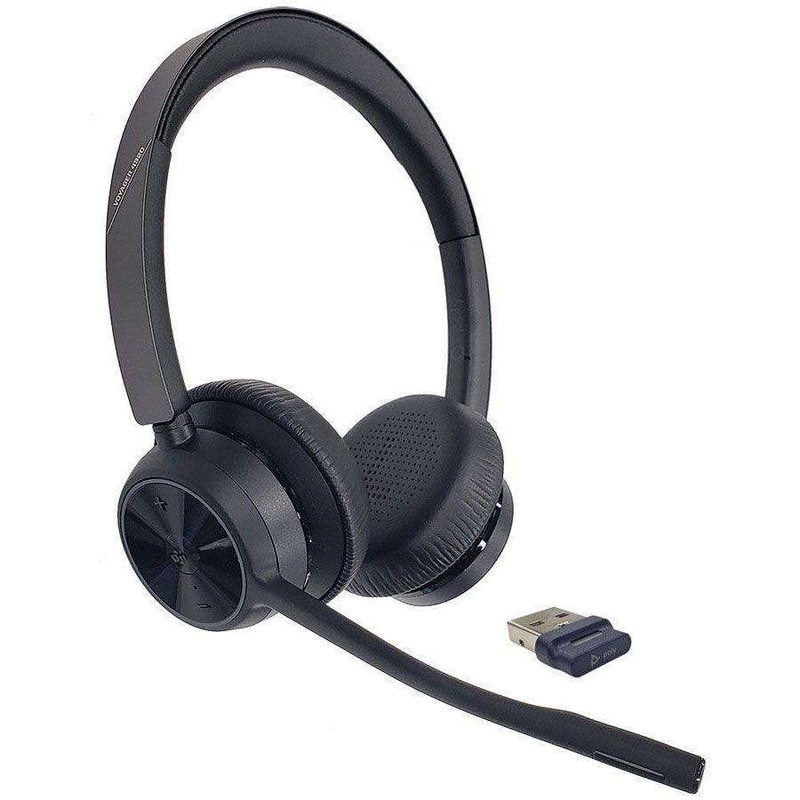 HP Poly Voyager 4320 UC, Stereo Bluetooth Headset, USB-A 77Y98AA