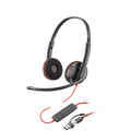 HP Poly Blackwire 3220 Stereo USB-C Headset with USB-C to USB-A Adapter 8X228A6