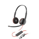 HP Poly Blackwire 3220 Duo USB-C & USB-A  Headset – IN STOCK