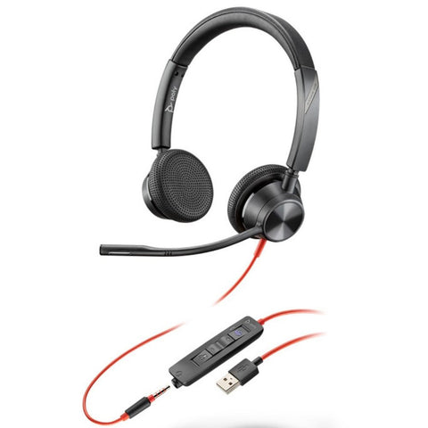 Poly Blackwire 3310 Monaural Wired Headset - Thumbnail 3