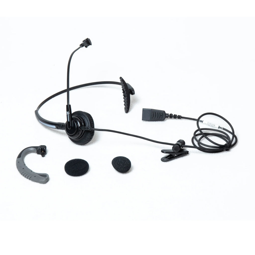 SHG S134 CON Convertible Headset with Passive Noise Canceling Mic - SHG QD