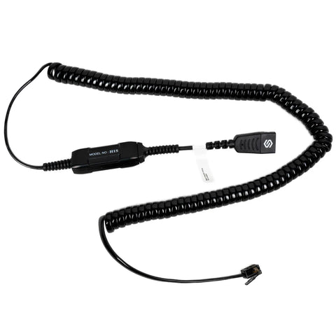 SHG AV509 Amp Cable with Plantronics QD to RJ9 for Avaya 9600/J100 Phones