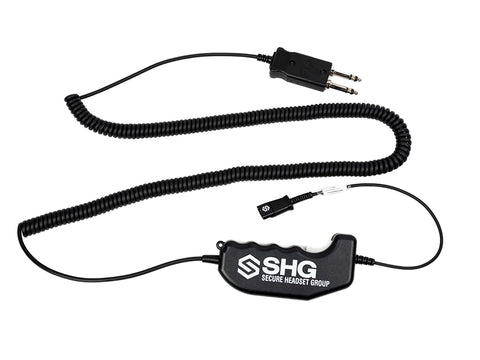 SHG SD145-PTT/AMPLIFIER Push-To-Talk Cable - PLT QD - TAA Compliant