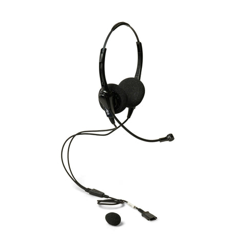 SHG S400-NC PL Call Center Headset with Passive Noise Canceling Mic