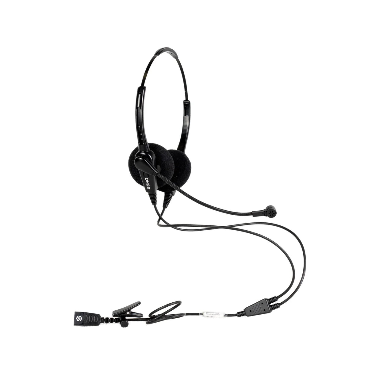 SHG S400-NC Call Center Headset with Passive Noise Canceling Mic