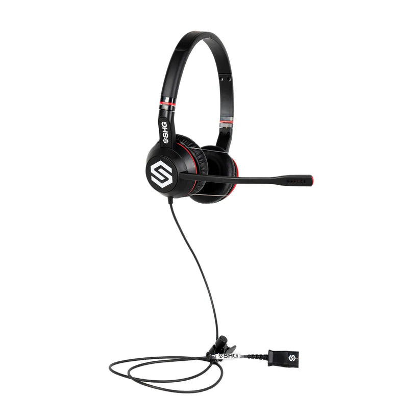 SHG S M800-NC QD Binaural Headset with Passive Noise Cancelling Mic - SHG QD