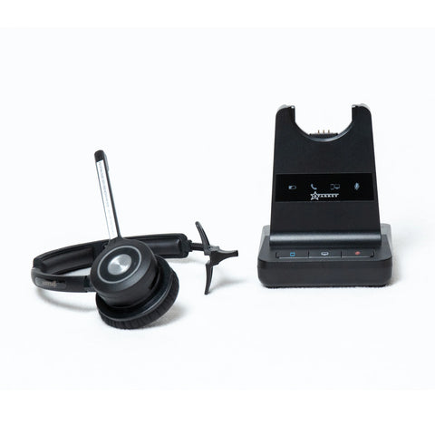 SHG Starkey S250-Mono Monaural DECT Wireless Headset with Passive Noise Canceling Mic