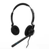 V7 HQ511 QD Call Center Headset - Stereo - Wired - Binaural - Poly Compatible Quick Disconnect - Noise Cancelling Microphone